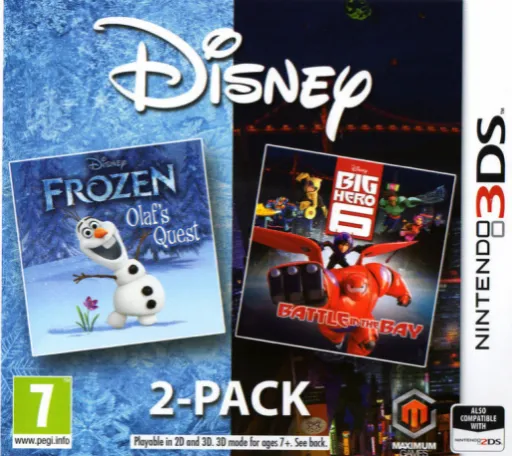 Disney 2-Pack - Frozen - Olaf's Quest + Big Hero 6 - Battle in the Bay (Europe) (En,Fr,De,It,Nl)